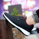 Autumn Men's Shoes Sneakers Microfiber Leather Casual Classic Footwear Winter Mart Lion   