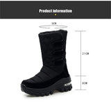 Women's Boots Anti-slip Waterproof Winter Snow Outdoor Thick Bottom Winter Shoes Thick Plush Medium Platform MartLion   