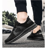 Lightweight Running Shoes Slip Resistant Outdoor Casual Shoes Breathable Mesh Men's Trendy Footwear MartLion   