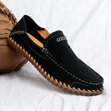 Leather Men Loafers Super Soft Casual Shoes For Men Slip On Male MartLion   