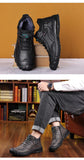 Genuine Leather Men's Boots Winter Waterproof Ankle Men's Outdoor Working Snow Shoes zapatos de hombre MartLion   