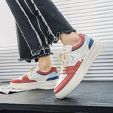 Men's Casual Sneakers Mixed Colors Stars Skateboard Flats Shoes Tennis Sport Running Non-slip Jogging Walking Trainers Mart Lion   