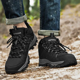  Casual Shoes Waterproof Winter Outdoors Work Boots Nonslip Sneakers Hiking Shoes Men's MartLion - Mart Lion