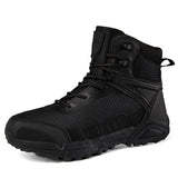 Brand Men's Boots Tactical Military Outdoor Hiking Winter Shoes Special Force Tactical Desert Combat Mart Lion 801-black 41 