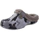 Casual Women Shoes EVA Clogs House Indoor Soft Fur Men's Slippers Outdoor Garden MartLion Camouflage 39-40(9.4-9.6 inch) CHINA