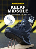 Man Safety Boots High top Safety Shoes Men Women Steel Toe Work Shoes Men Anti-smash Indestructible Construction Boots Winter MartLion