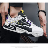 Men's thick soled casual board shoes soft soles four seasons outdoor walking shoes youth versatile shoes MartLion