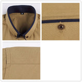 Men's Summer Shirt Short Sleeves Turn-down Collar Tuxedo Mart Lion   