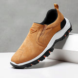 Men's Shoes Casual Shoes Walking Sneakers Slip On Loafers Lightweight Moccasin Footwear MartLion Brown 39 