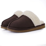 Plush Fur Slippers For Women Winter Fluffy House Shoes Warm Fuzzy Slippers Furry Suede Memory Foam Fur Slippers MartLion CF 44-45 CHINA