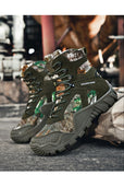 Fujeak Combat Boots Outdoor Warm Military Wear-resistant Waterproof Men's Shoes Breathable Shock Absorbing Mart Lion   