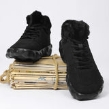 Winter Men Boots Warm Plush Snow Boots Suede Leather Casual Shoes with Fur Winter Outdoor Sneakers Non-slip MartLion