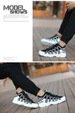 Men's Sneakers Striped Couple Shoes Leisure Sports Road Running Casual Cricket Women Trend Walking MartLion   