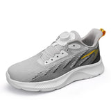 Lightweight Mesh Shoes Men's Non-slip Running Breathable Casual Sneakers Vulcanized Footwear MartLion GRAY 38 
