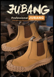 Men's Work Boots Anti-smash Anti-puncture Safety Shoes Chelsea Anti-scald Welding Indestructible MartLion   