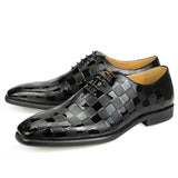 Genuine Leather Shoes Men's Black Formal Dress Wedding Footwear Gentleman Style Loafers Handmade MartLion black 39 