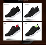 Men's Lace Up Knit Sneakers Casual Outdoor Athletic Running Walking Gym Sports Outdoor Male Women Breathable Shoes MartLion