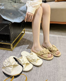  Women Slippers Summer Causal Outwear Korean Flat Sole Slippers Designer Pleated Shoes Female Mart Lion - Mart Lion