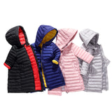 Winter Outerwear Jacket For Boys Girls Clothes Cotton-Padded Hooded Kids Coat Children Clothing Parkas Soft Thin MartLion   