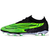 Soccer Shoes Men's Low-Top Football FG TF Kids Grass Training Soccer Sneakers Anti-Slip Ankle Cleats Boots MartLion HZ-2309-C-Green 35 