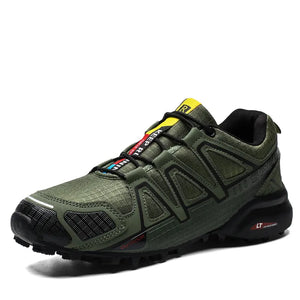 Hiking Shoes Men's Wear-resistant Outdoor Non-slip Climbing Lightweight Winter Sneakers Luxury Causal MartLion green 39 