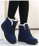 Women Boots Warm Fur Ankle Boots For Women Winter Shoes With Snow Boots Winter Botas MartLion   