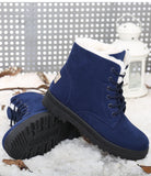 Women Boots Warm Fur Ankle Boots For Women Winter Shoes With Snow Boots Winter Botas MartLion   