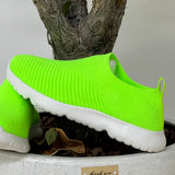 Women Shoes Knitting Sock Sneakers Women Summer Slip On Flat Shoes Women Loafers Flats Walking Shoes MartLion