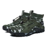 Men's Casual Sneakers Army Green Tennis Hiking Shoes Spring Sporting Camouflage Running MartLion   