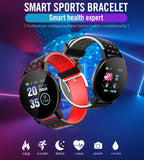  119S Smartwatch Bluetooth Smart Watch Men's Blood Pressure Women Smart Band Clock Sports Fitness Tracker Watch For Android IOS MartLion - Mart Lion