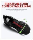  High Top Men's Safety Shoes Work Boots Breahable Steel Toe Puncture-Proof Work Sneakers MartLion - Mart Lion
