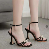 High Heels Sandals Women Summer Shoes Party High Heel 12cm MartLion   