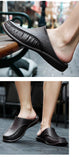 Shoes Men's Slippers EVA Slip on Flats Walking Half Slipper Soft Household Sandals Zapatillas Hombre Mart Lion   