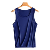 Men's Tops Ice Silk Vest Outer Wear Quick-Drying Mesh Hole Breathable Sleeveless T-Shirts Summer Cool Vest Beach Travel Tanks MartLion Narrow Shoulder-NV 4XL 
