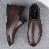Mid-top Genuine leather Men's shoes Keep Warm Dress Winter With Fur Elegant Sapato Social Masculino Mart Lion   
