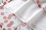 Summer Cherry Print Mini Dress Women Lace Slim Dresses MartLion   