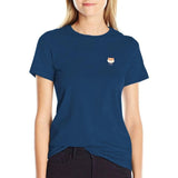 Little head T-shirt hippie clothes summer tops cute t-shirts for Women MartLion Navy XXXL 