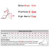 Liyke Summer Transparent Perspex Stiletto High Heels Sandals Street Woman Crystal Square Toe Wedding Stripper Shoes Mart Lion   