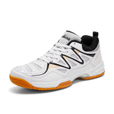 Men's Shoes Summer Tennis Table Tennis Training Badminton Sneakers Mart Lion Black 38 