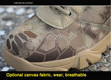Trekking Hiking Outdoor Shoes Men's Camo Waterproof Climbing Camping Sport Sneakers Military Tactical Army Boots MartLion   