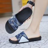 Men's Rubber Slippers Slides Indoor Outdoor Beach Shoes Summer Casual Lightweight Soft MartLion   
