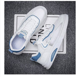 Summer Korean Mesh Breathable Casual Skateboard Shoes Lightweight White Men's Mart Lion   