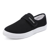 Men's Casual Sneakers Vulcanized Flat Shoes Designed Skateboarding Tennis Hook Loop Outdoor Sport Mart Lion black 39 