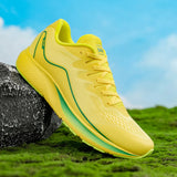 Student Training Shoes Women's Ultra-light Shock-absorbing Winter Sports Professional Running MartLion Yellow 37 