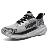 Running Shoes Men's Casual Sneakers Cushioning Basic Walking Outdoor Sports Lightweight MartLion GRAY 36 