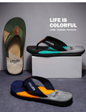 Men's Flip Flops Summer Beach Flip Flops Breathable Casual Beach Slippers Summer Outdoor Slides Mart Lion   