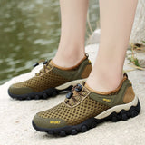 men's sandals non-slip breathable wading creek shoes casual climbing mesh outdoor summer Mart Lion   