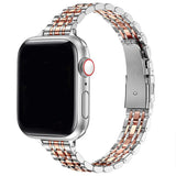  Stainless Steel Strap For Apple Watch Ultra 2 Band 49mm 42mm 44mm Metal Bracelet iWatch Series 9 8 7 6 SE 5 4 3 Women 45mm 41mm MartLion - Mart Lion