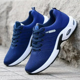 Cushioning Outdoor Running Shoes Men's Non-slip Sport Professional Athletic Training Sneakers MartLion blue2 39 