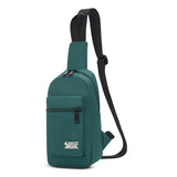 Fengdong sports chest bag for women small shoulder bag casual cross body bag woman mini outdoor sports backpack mobile phone bag Mart Lion Green China 
